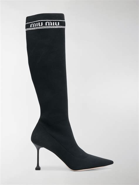 miu miu sock boots|Women's Miu Miu Boots .